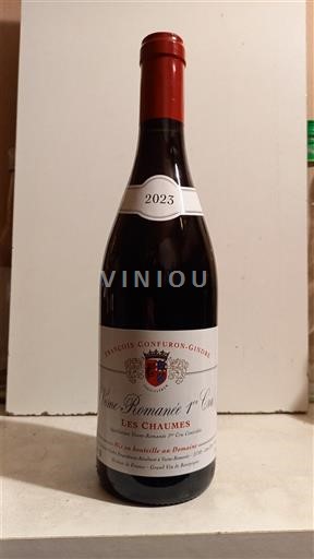 Wines Rouge sec Les Chaumes François Confuron-Gindre 2023 France Burgundy Vosne-Romanée AOC Premier Cru