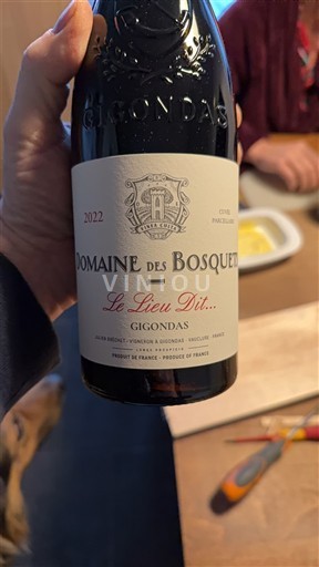 Rhônevallei Gigondas Domaine S Bosquets Le Lieu Dit... 2022