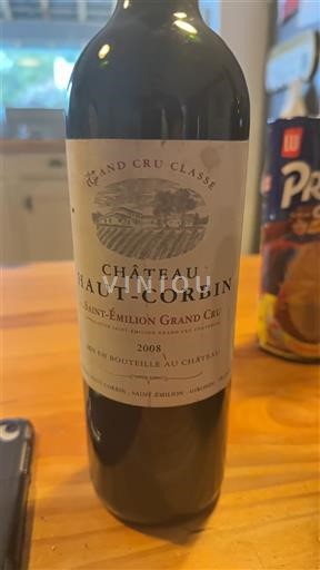 Bordeaux Saint-Émilion Grand Cru Grand Cru Château Haut-Corbin 2008