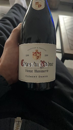 Rona dolina Côtes-du-Rhône Clément Daniel Vieux Manuscrit 2019