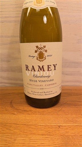 Californische AVA's Napa Valley Ramey Wine Cellars Hyde Vineyard 2021
