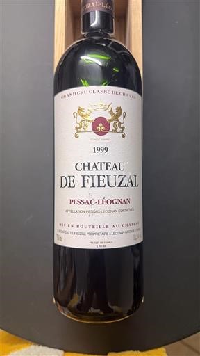 Bordeaux Pessac-Léognan Grand Cru Château Fieuzal 1999