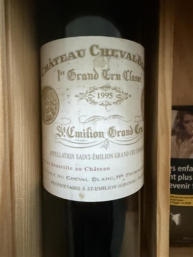 Bordéus Saint-Émilion Grand Cru Premier Grand Cru Classé A Château Cheval Blanc 1995