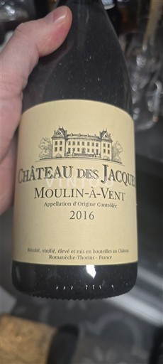 Beaujolais Moulin-à-vent Château S Jacques 2016