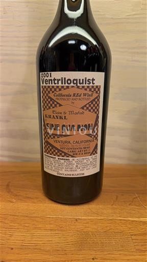 Californiske AVA'er Ikke specificeret Sine Qua Non Ventriloquist 2001