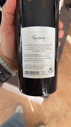 Languedoc Ikke specificeret Mas Gabinèle Rarissime Ikke årgangsbestemt