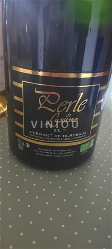 Bordeaux Crémant de Bordeaux Lassime Perle de Lassime Neročník