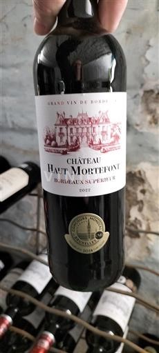 Bordeaux Bordeaux Supérieur Château Haut Mortefont 2022