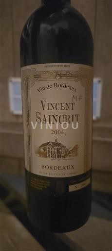 Bordeaux Vincent Saincrit 2004