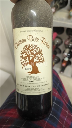 Bordeaux Castillon-côtes-de-bordeaux Château Bois Robin 2017