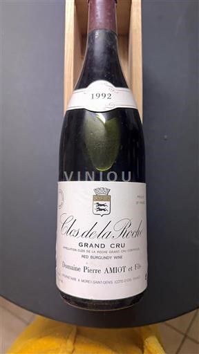 Borgoña Clos-de-la-roche Grand Cru Domaine Pierre Amiot et Fils 1992