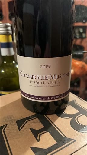 Bourgondië Chambolle-Musigny Premier Cru Domaine Anne et Hervé Sigaut 1er Cru Les Fuées 2015