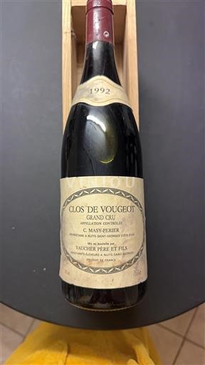 Burgundy Clos-de-Vougeot Grand Cru Vaucher Père et Fils 1992