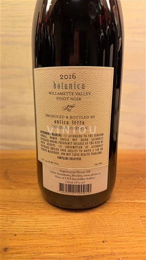 AVA East Coast Niet gespecificeerd Antica Terra Botanica 2016