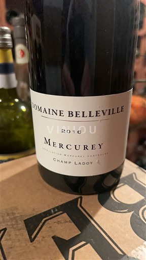 Borgoña Mercurey Domaine Belleville Champ Ladoy 2016