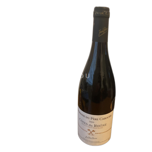 Vin Rouge sec Domaine Père Caboche 2020 France Vallée du Rhône Côtes-du-rhône AOC