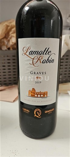 Bordeaux Graves Lamotte Robin 2019