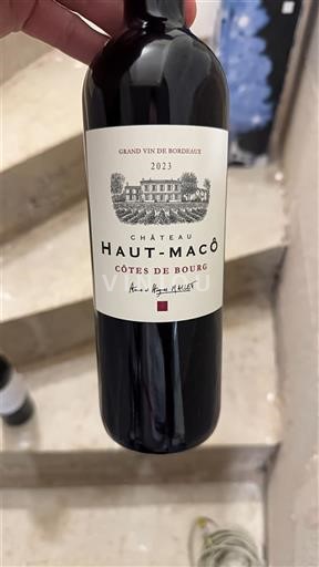 Bordeaux Côtes-de-bourg Château Haut-Macô 2023