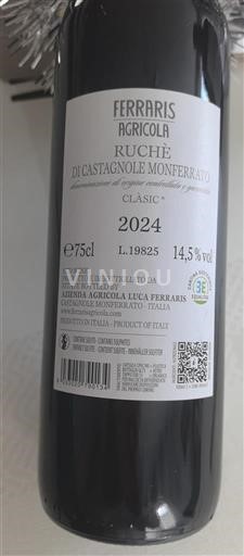 Vinhos Rouge sec Clasic Ferraris Agricola 2024 Itália Piemonte NULL DOC