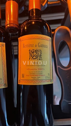 La Rioja Rioja Remírez de Ganuza Reserva 2007