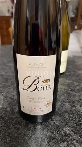 Alsacia Domaine Bohr Pinot Noir Barriques 2022