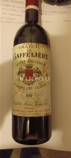Bordeaux Saint-Émilion Premier Grand Cru Classé Château La Gaffelière 1979