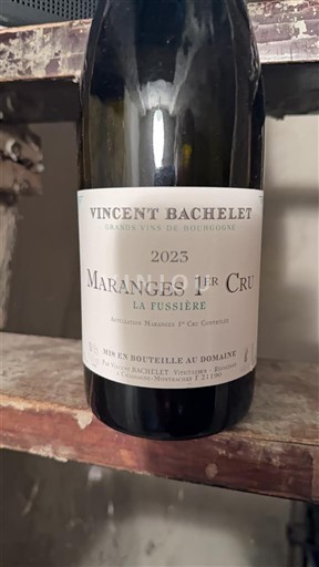 Bourgogne Maranges Premier Cru Vincent Bachelet La Fussière 2023
