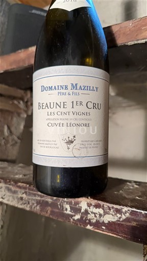 Borgoña Beaune Premier Cru Domaine Mazilly Père & Fils Léonore 2018