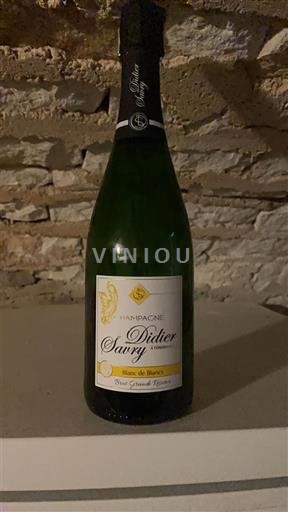Champaña Champán Didier Savry Grande réserve Sin añada
