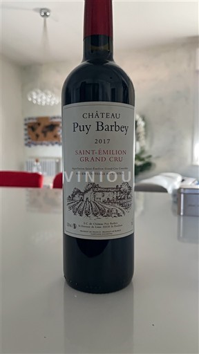 Bordeaux Saint-Émilion Grand Cru Grand Cru Château Puy Barbey 2017
