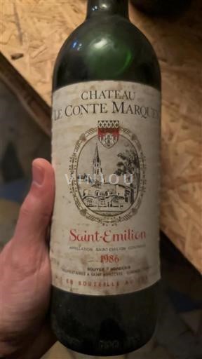 Bordeaux Saint-Émilion Château Le Conte Marquet 1986
