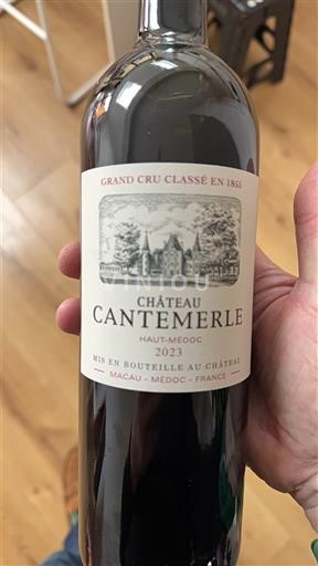 Bordeaux Haut-Médoc Grand Cru Château Cantemerle 2023