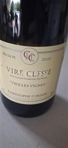 Burgundy Viré-clessé Christophe Cordier Vieilles Vignes 2022