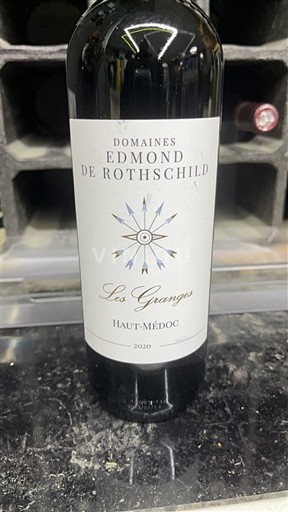 Vin Rouge sec Les Granges Domaine Domaines Edmond de Rothschild 2020 France Bordeaux Haut-Médoc AOC