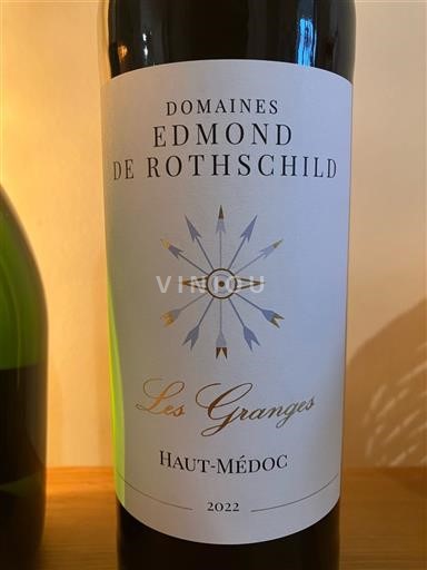 Bordeaux Haut-Médoc Domaine Domaines Edmond de Rothschild Les Granges 2022