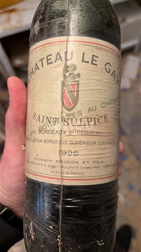 Bordeaux Bordeaux Supérieur Château Le Gay Saint Sulpice 1996