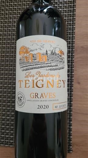Bordeaux Graves Les Jardins de Teigney 2020