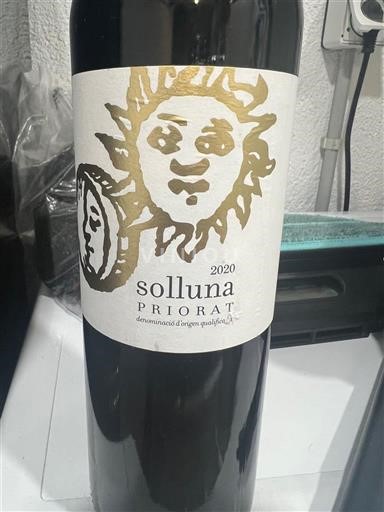 Vine Rouge sec Solluna 2020 Spanien Catalonien Priorat DO