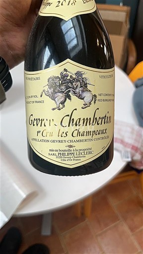 Бургундія Gevrey-Chambertin Premier Cru Domaine Philippe Leclerc 1er Cru Les Champeaux 2018