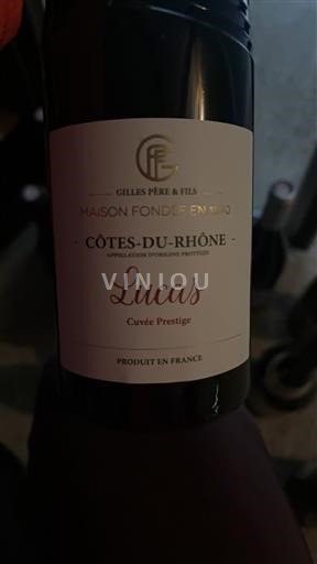 Valle del Rodano Côtes-du-Rhône Gilles Père & Fils Lucas Prestige 2024