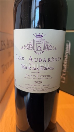 Burdeos Saint-Estèphe Tour des Termes Les Aubarèdes 2020