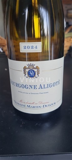Bourgogne Bourgogne Aligoté Domaine Martin-Dufour 2024