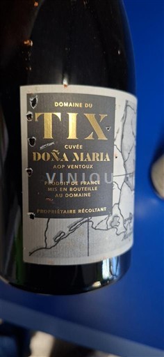 Vale do Ródano Ventoux Domaine Tix Doña Maria 2019