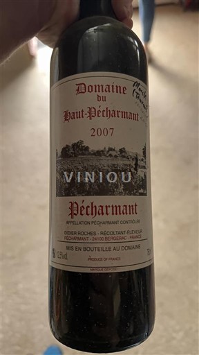 Südwestfrankreich Pécharmant Domaine Haut-Pécharmant 2007