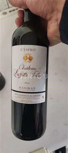 Southwest Madiran Château Laffitte-Teston L'Esprit 2014