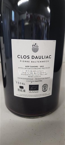 Jihozápad Cahors Clos Dauliac 2022
