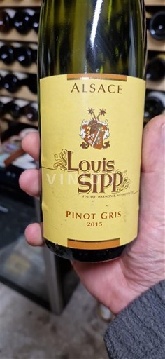 Rượu vang Blanc sec Louis Sipp 2015 Pháp Alsace Vin de France