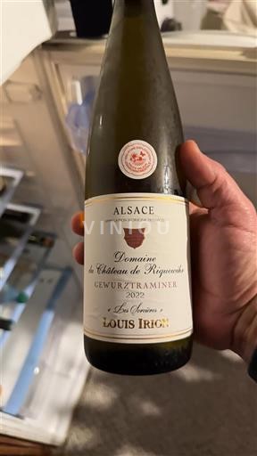 Alsace Domaine Château de Riquewihr Aux Armes 2022