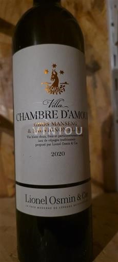 Jihozápad Côtes de Gascogne Lionel Osmin & Cie Villa Chambre d'Amour 2020