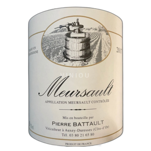 Bourgondië Meursault Pierre Batault 2018